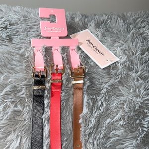 Juicy Couture 3 Belts,  NWT SIZE 1X